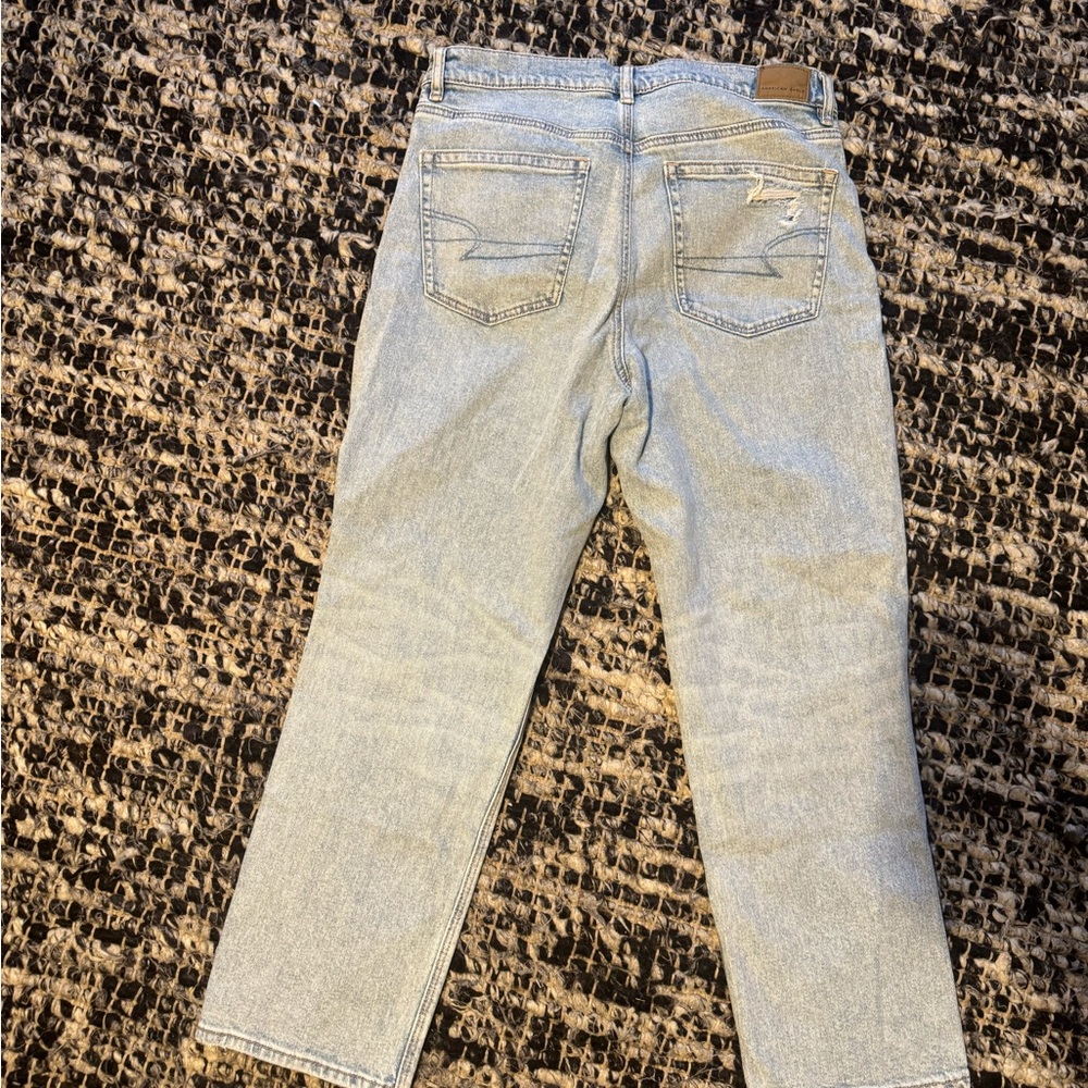 Super High-Rise Ankle Straight American Eagle Jeans!